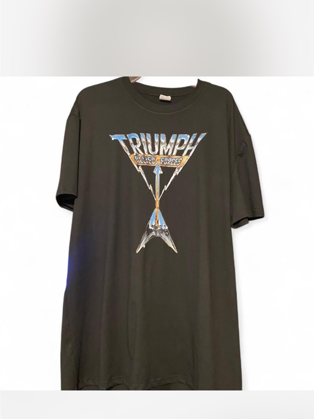 Triumph Graphic Black Men's Short-Sleeve Tee